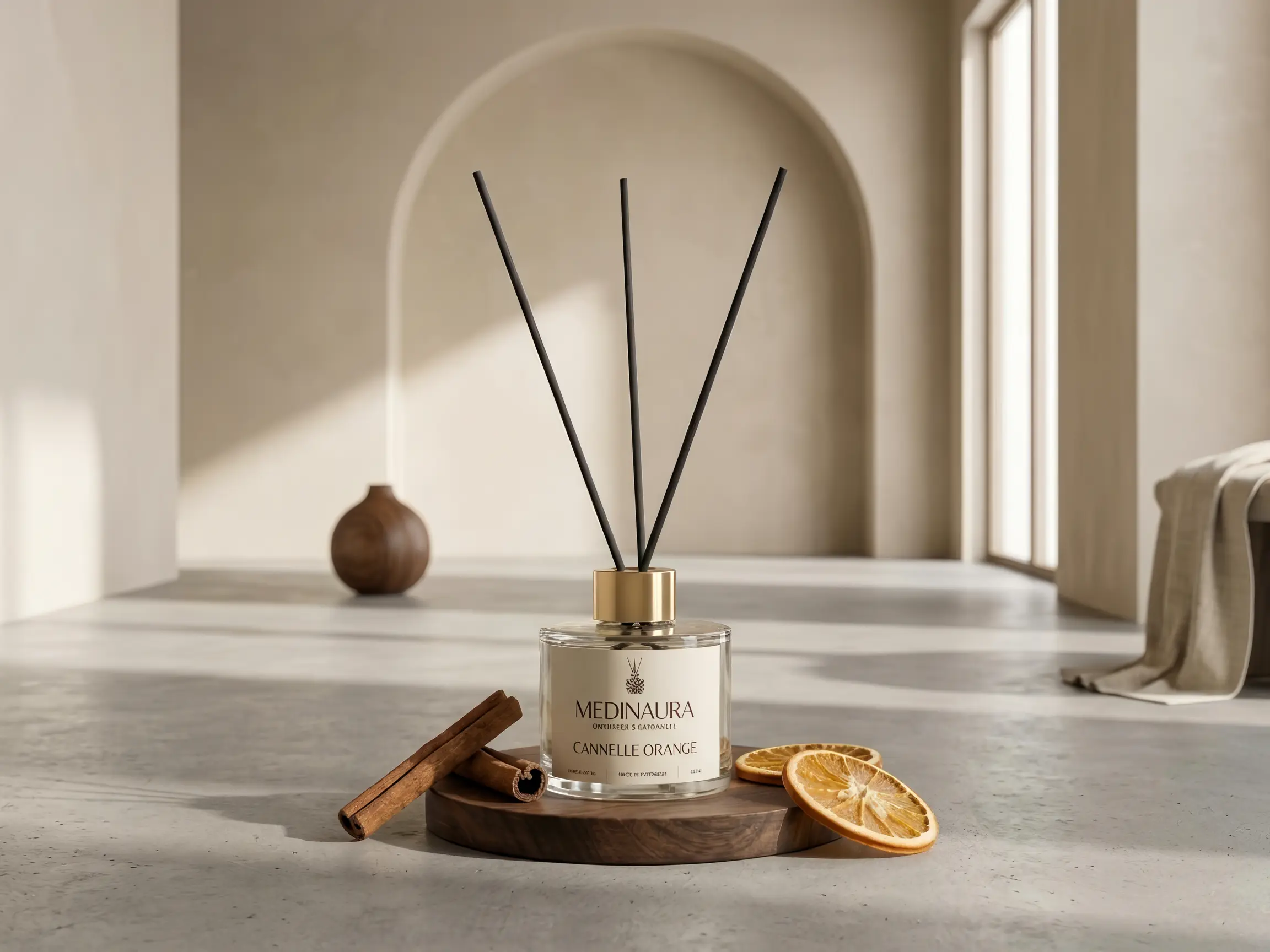 Diffuseur de Parfum Cannelle Orange — Medinaura Marrakech